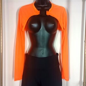 Shrug. The New York Exchange. Size: L. Color: Orange. NWT.